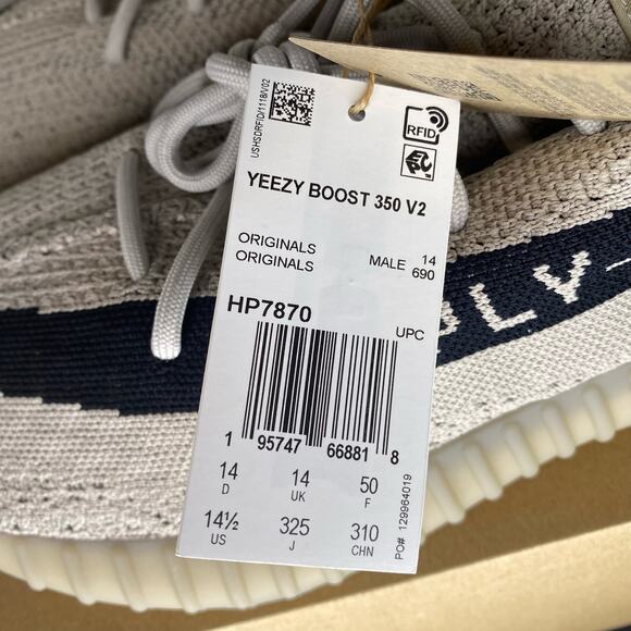 Adidas Yeezy Boost 350 V2 Slate HP7870 Size 14.5 - Picture 2 of 9